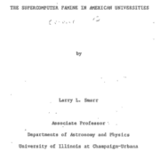 The Supercomputer Famine in American Universities