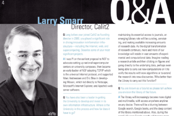 UC San Diego Library – Faculty File Q&A with Larry Smarr – Fall 2013