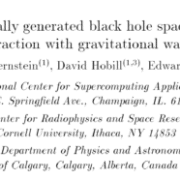 Numerically Generated Black Hole Spacetimes: Interaction with Gravitational Waves