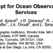 A Management Concept For Ocean Observatories Based On Web Services