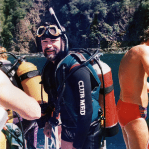 Larry in Scuba Gear