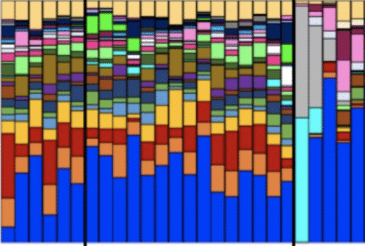 Dynamics of the Microbiome-Driven by Medical Interventions and Dietary Change